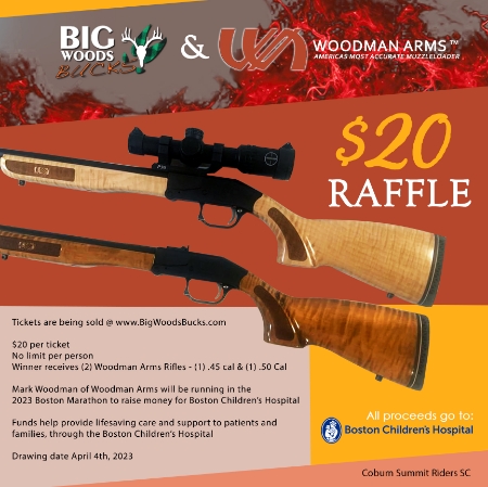 Picture for category BWB & Woodman Arms Two (2) Muzzleloader Raffle