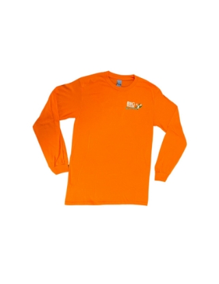 Picture of BWB Long Sleeve Blaze Orange Quote T-Shirt