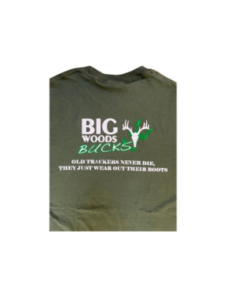 Picture of BWB Long Sleeve Green Quote T-Shirt
