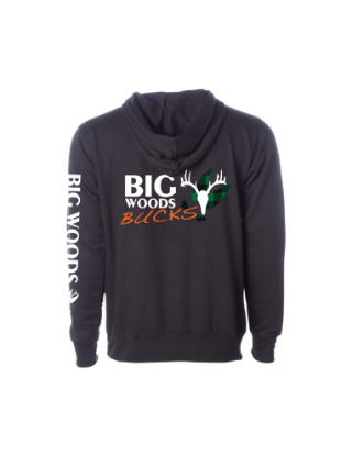 Picture of Big Woods Bucks Black Hoodie