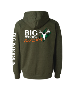 Picture of Big Woods Bucks Army Heather Hoodie